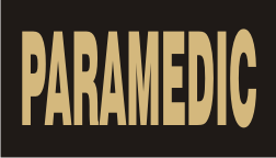 TAN ON BLACK PARAMEDIC